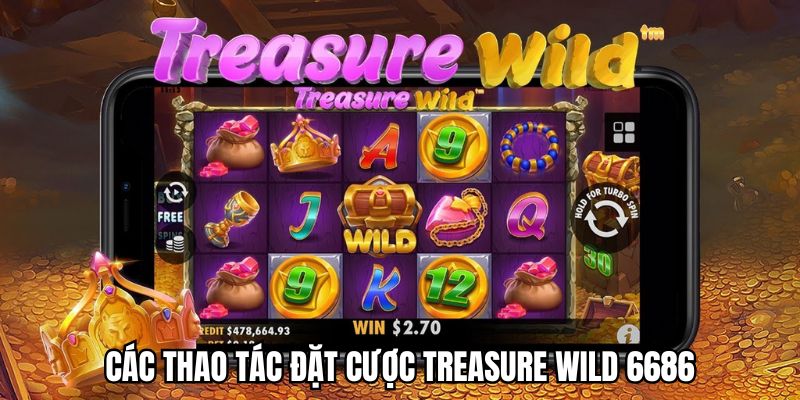 Các thao tác đặt cược slot game tại 6686 dễ thực hiện